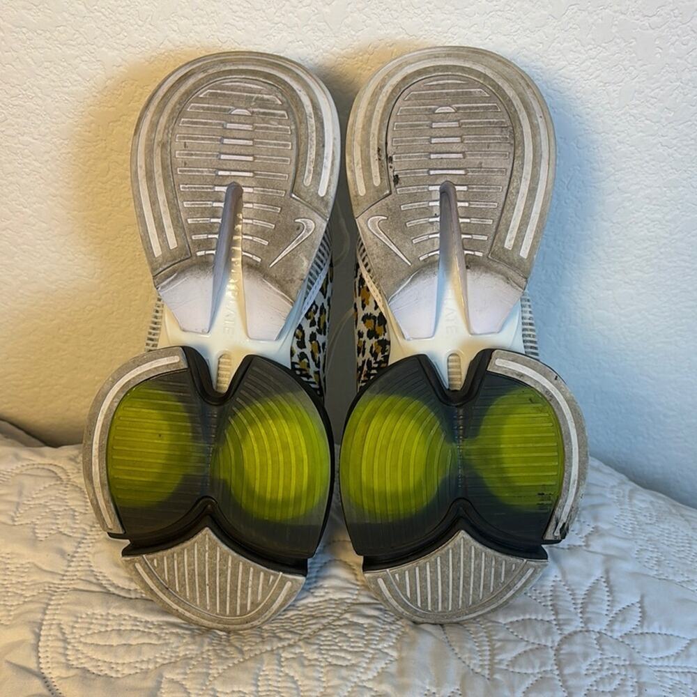 Nike Air Zoom SuperRep 2 White Cheetah Print Athletic Shoes Activewear Running 9 - Picture 8 of 10